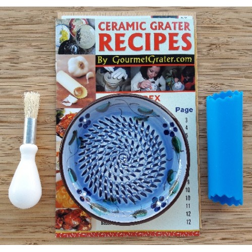 The Grate Plate Ceramic Grater: Teal